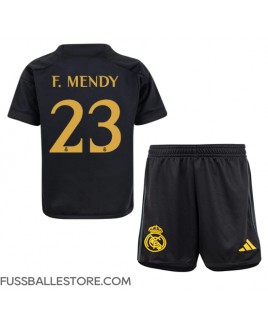 Günstige Real Madrid Ferland Mendy #23 3rd trikot Kinder 2023-24 Kurzarm (+ Kurze Hosen)